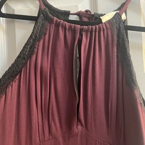 Moulinette Soeurs Anthropologie Dress W/ Asymmetrical Hem & Lace Details! NWOT